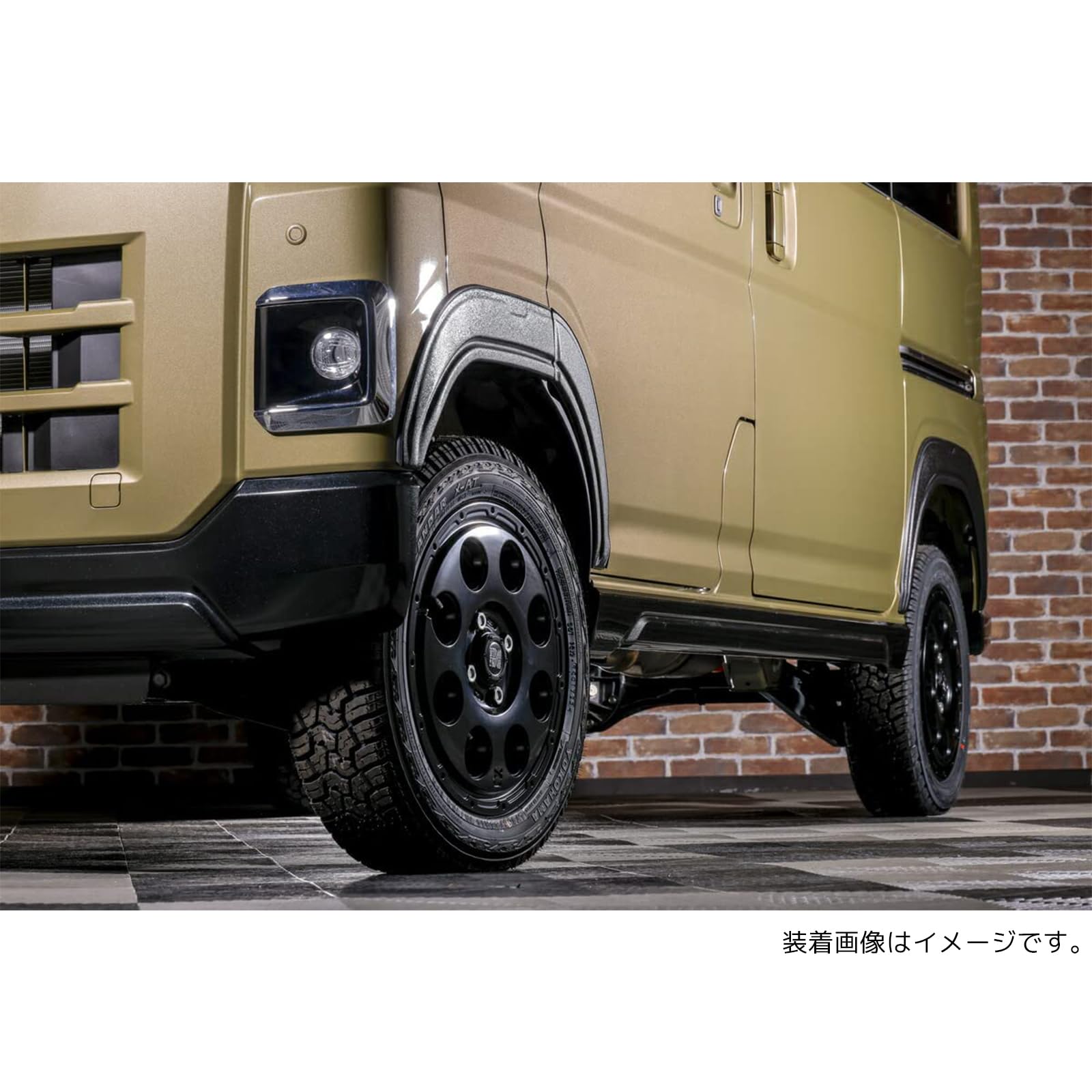 Amazon | WANGAN357 オーバーフェンダー 9mm S700V S710V ハイゼット